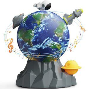 Magnetic Musical Rotating Ball,Space Toys for Kids 3 4 5 6 7 8 9 10 Year Old Boy